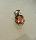 6.00 carat Natural Sapphire Pendant. Sterling Silver.