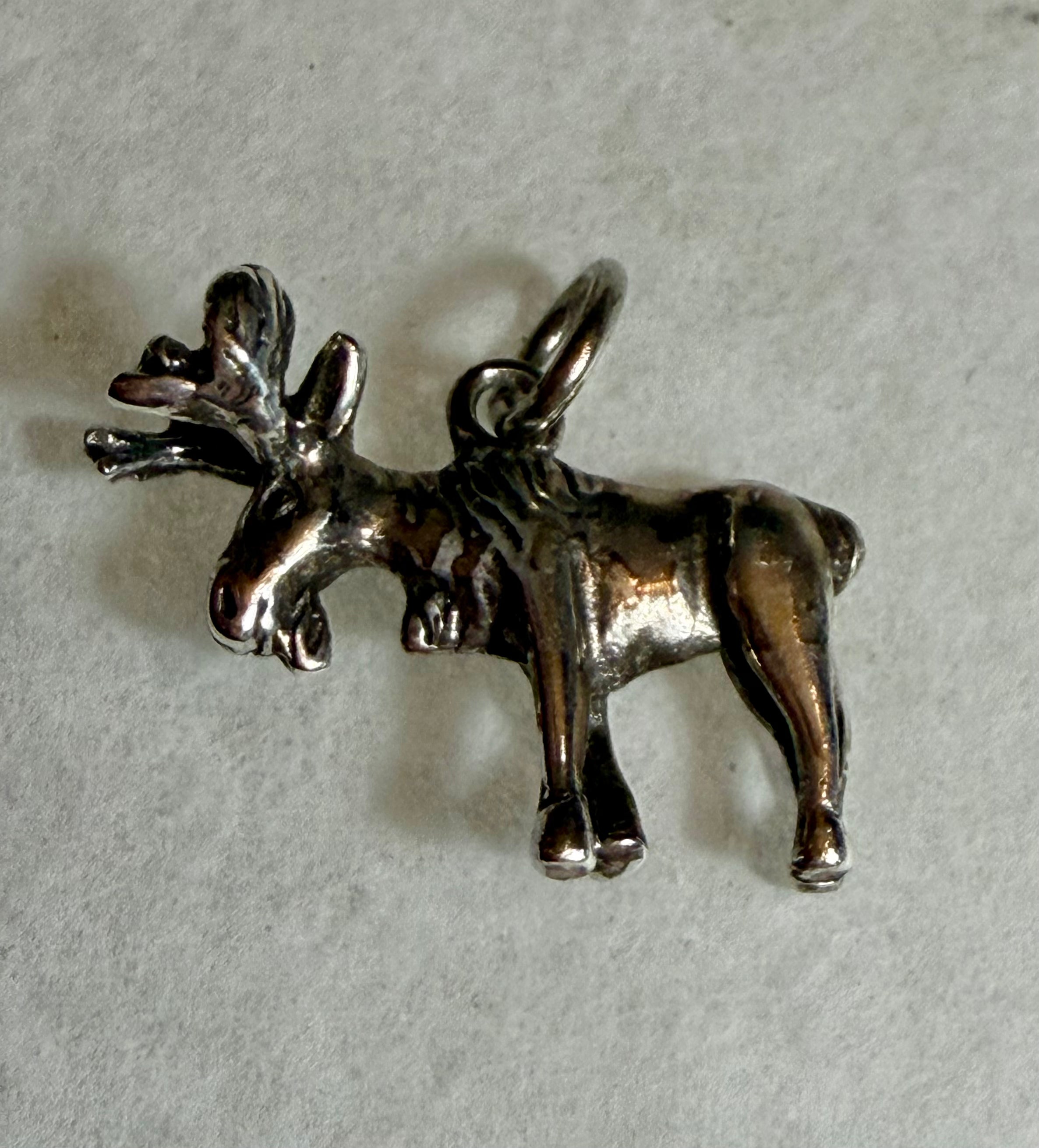 Sterling Silver Moose Pendant